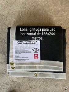 Lona Ignifuga para uso horizontal